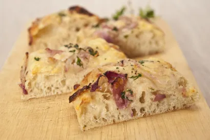 Focaccia à l'Oignon Rouge