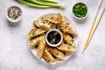 Gyozas japonais cuits à la vapeur