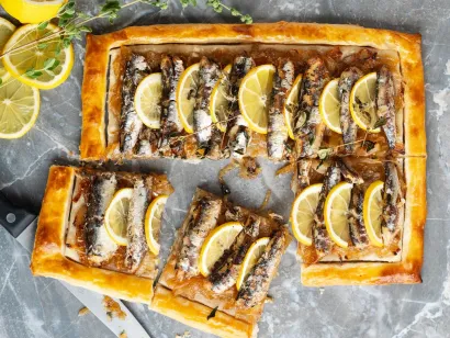 Pissaladière aux Oignons et Anchois