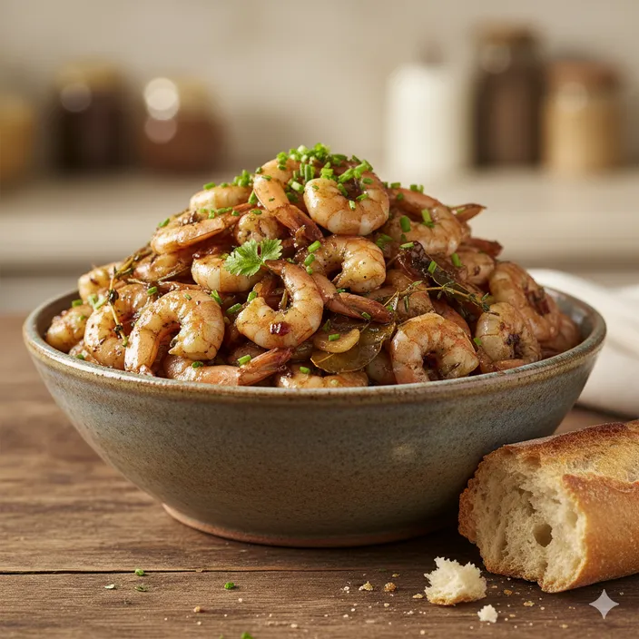 crevete grise a la biere